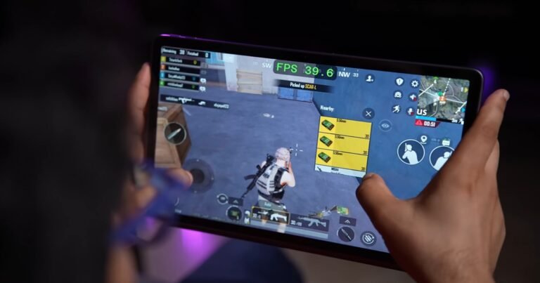 Lenovo Yoga Tab Plus BGMI And WAR ZONE Game Play