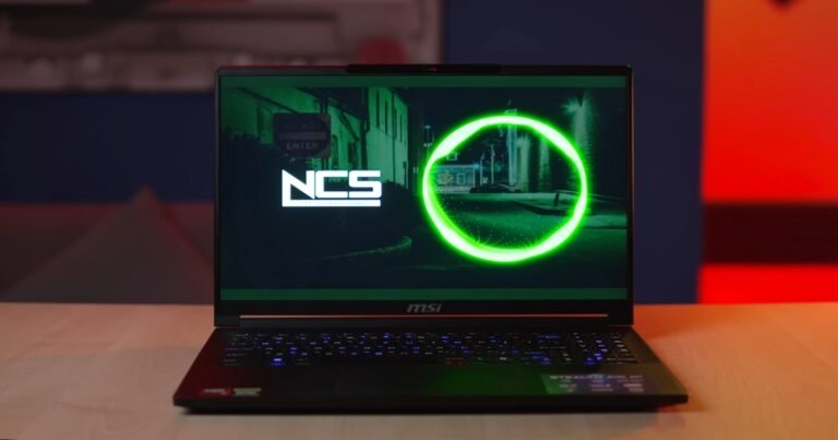 MSI Stealth 16 AMG Gaming Laptop Top Features