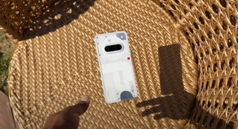 Nothing Phone 3A Lite display quality and brightness test