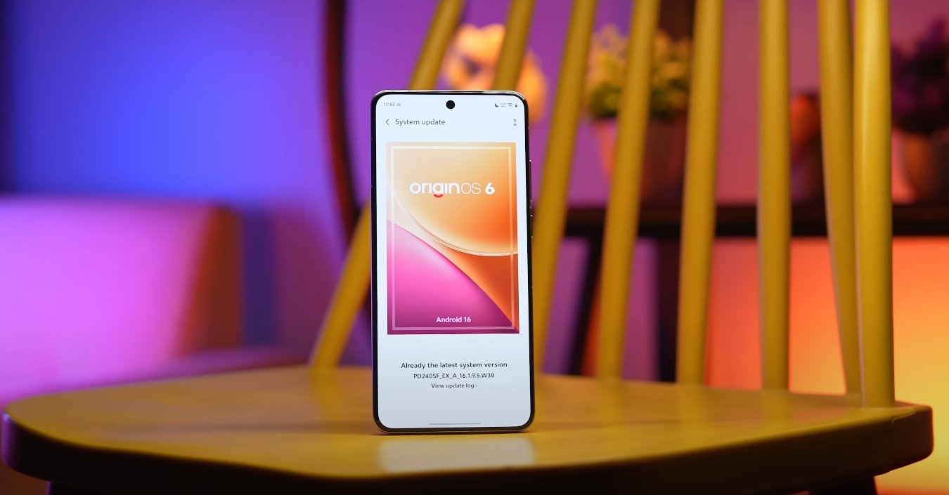 OriginOS 6 notification and status bar redesign