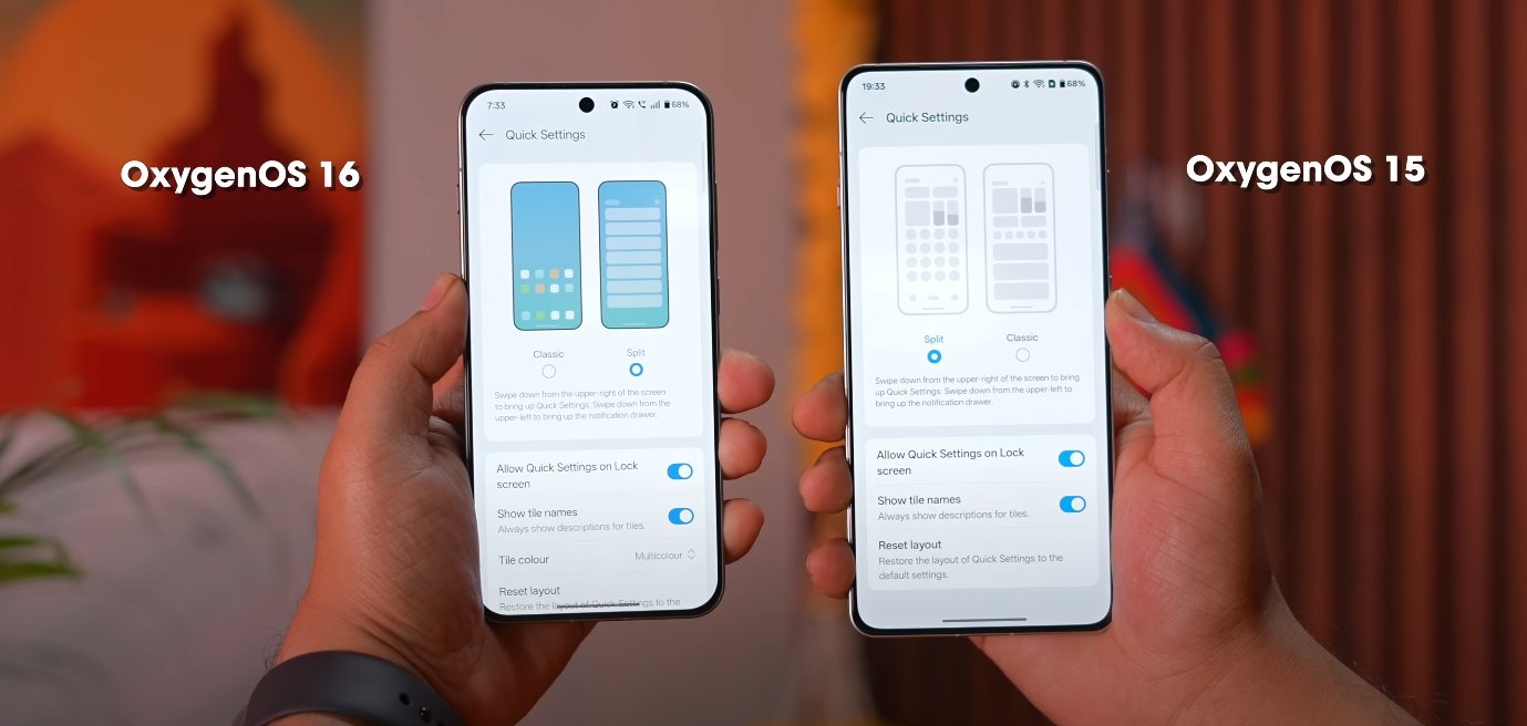 OxygenOS 16 color themes and wallpaper options