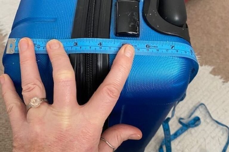 Ryanair plane taking off with luggage