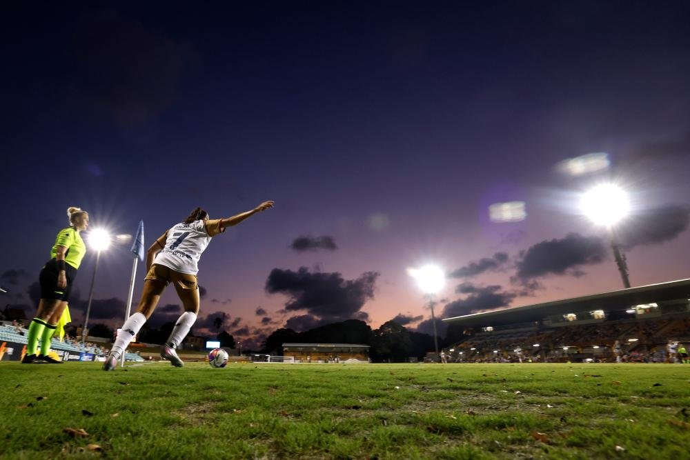 Australian women's football team in action