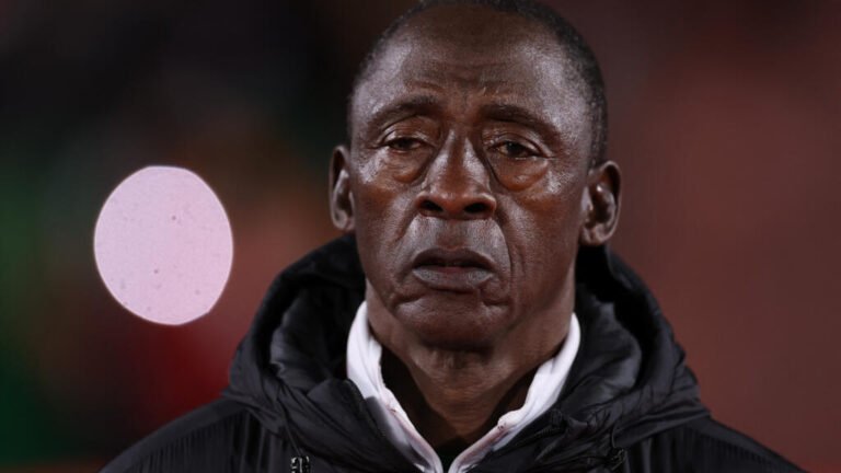 Burkina Faso football team in action