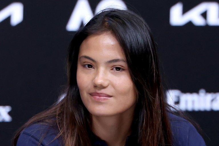 Emma Raducanu at Australian Open tennis tournament