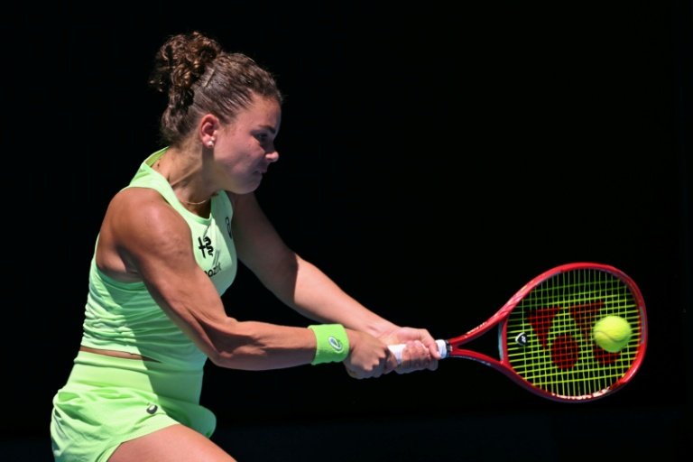 Jasmine Paolini in action at Australian Open