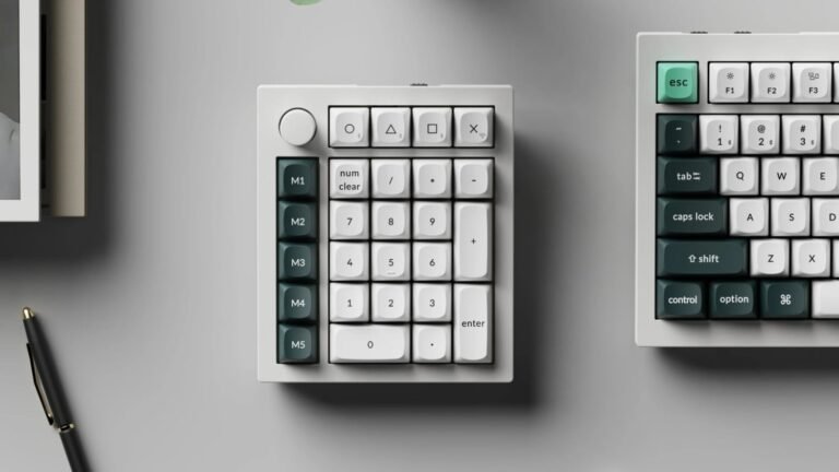 The Keychron Q0 HE is a premium magnetic wireless Num Pad designed for TKL keyboards, featuring advanced magnetic switches and wireless connectivity for enhanced numerical input capabilities, perfect for professionals and gamers seeking a high-end numerical input solution