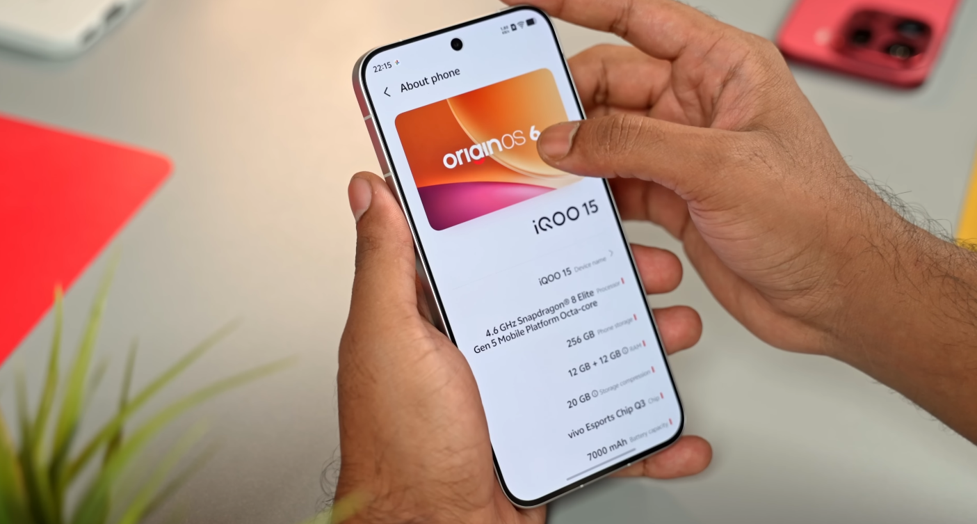 iQOO 15 display test receives top marks from British reviewers